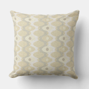 Chique pastel mid century patroon buitenkussen