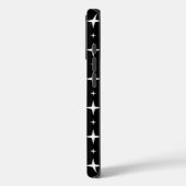 Chique Patroon Design in zwart-wit Case-Mate iPhone Case (Achterkant / Links)