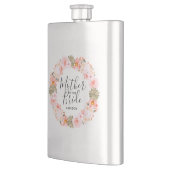 Chique Perzik Mint Bloemenkrans Moeder van de brui Flacon (Links)