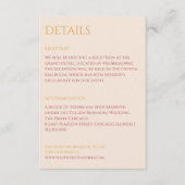 Chique poederblush en mosterd Behuizing Kaart (Voorkant)