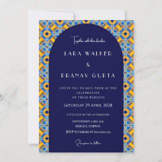 Chique psychedelische zomer liefde kaart