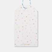 Chique Rainbow Fairy Meisje Verjaardag Dank u Favo Cadeaulabel (Achterkant)