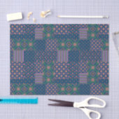 Chique Rangoli Patronen Faux Patchwork Weefselpapi Tissuepapier (Craft)