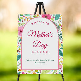 Chique Retro Bloemrijke Moederdag Brunch Welkom Bo