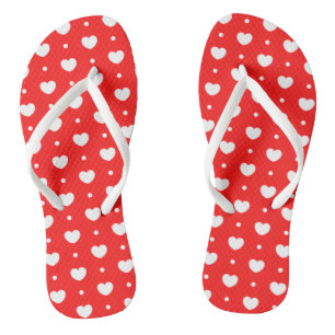 Chique rode harten vrouwen Teenslippers