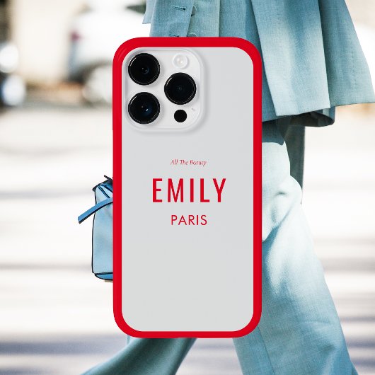 Chique rode schoonheid / Mode branded Case-Mate iPhone Case