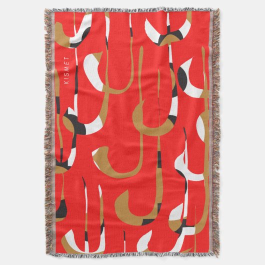 Chique rood deken (Voorkant Verticaal)