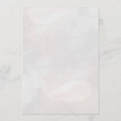 Chique rood roze bloemig en faux goud bruiloft pro programma (Achterkant)