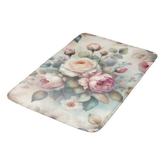 Chique Roos Badmat (Gekanteld)