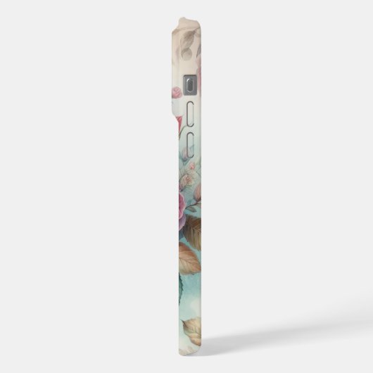 Chique  Roos iPhone Hoesje (Linkerkant)