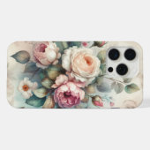 Chique  Roos iPhone Hoesje (Achterkant horizontaal)