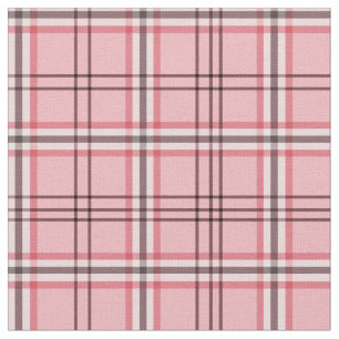 Chique roze en grijze ruitjes modepatroon stof