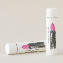 Chique roze en zwarte waterverf lipstick Make-up