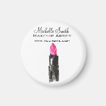 Chique roze en zwarte waterverf lipstick Make-up