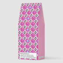 Chique Roze Geometrisch Alfabet N Initiaal