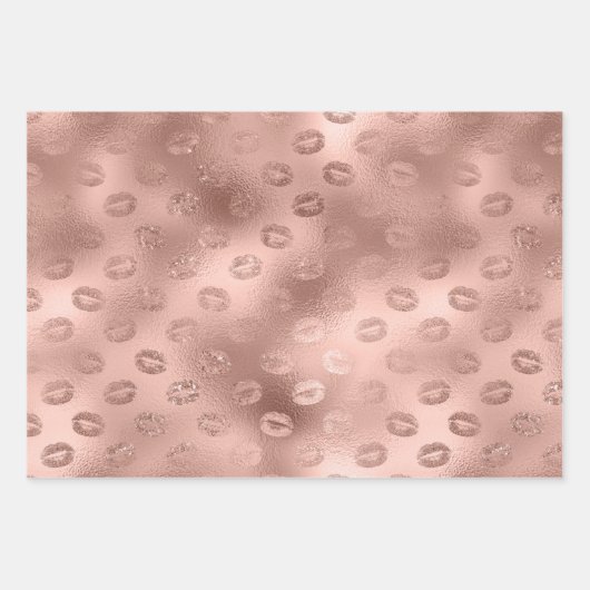 Chique roze glam inpakpapier vel (Voorkant 2)