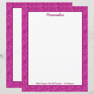 Chique roze glitters zebra patroon gepersonaliseer