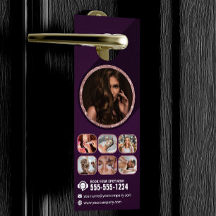 Chique Roze Gouden Beauty Spa Haar Nagel Make-up S