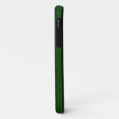 Chique roze Monogram Initiaal naam op donkergroen Case-Mate iPhone Case (Achterkant/links)