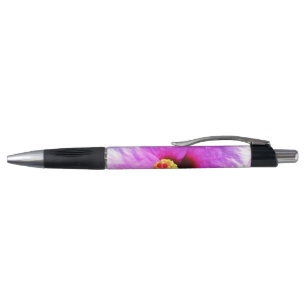 Chique Roze Natuur Bloem Bloesem Achtergrond Pen