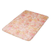 Chique roze Waterverf gouden Confetti Badmat (Gekanteld)