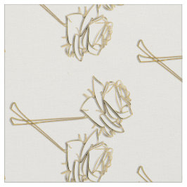 Chique Rozen bloemmotief Stof