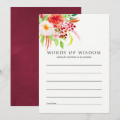 chique rustieke charme Baby shower advies (Voorkant / Achterkant)