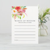 chique rustieke charme Baby shower advies (Staand voorkant)