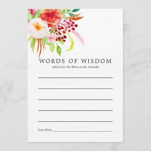 chique rustieke charme Baby shower advies (Voorkant)