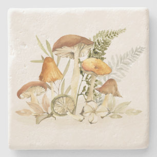 Chique rustieke roest Sinaasappel paddenstoel vare Stenen Onderzetter