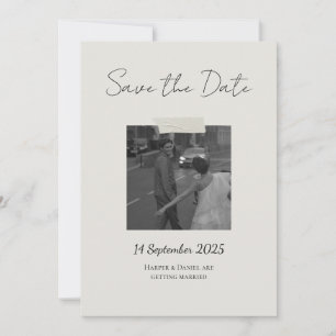 Chique Save The Date Kaart met persoonlijke touch