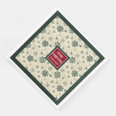 Chique servetten met antiek stijl (Hoek)