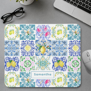 Chique Siciliaanse azulejo Amalfi mediterrane tege Muismat