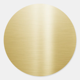 Chique sjabloon blanco uw aangepaste tekst glamour ronde sticker