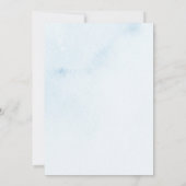 Chique sneeuwvlokken Sneeuw in Liefde Winter Vrijg Kaart (Achterkant)