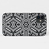 Chique stijlvol zwart wit modern geometrisch Case-Mate iPhone case (Achterkant (horizontaal))