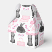 Chique stijlvolle meisjes hoge hakken Mode Bedankdoosjes (Voorkant Zijde)