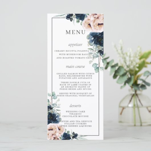 Chique stoffige roze blush marine Rozen bloemenbru Programma (Staand voorkant)