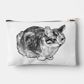 Chique tabby lijnen met besneeuwde spikkels etui (Achterkant)