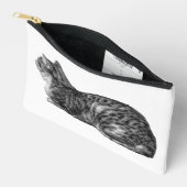 Chique Tabby Textuur Pouch Etui (Open)