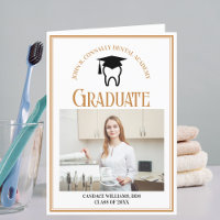 Chique Tandartschool Foto Gevouwen Afstuderen