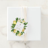 Chique Tropisch Loofwerk Bedankt Script Jongens Do Bedankjes Labels (In situ)