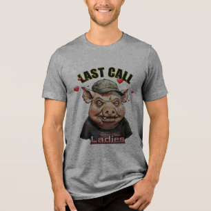 Chique Varkens Afpikkers Tri-Blend Shirt