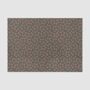 Chique verstrooid Abstract rood Sinaasappel veren  Tissuepapier