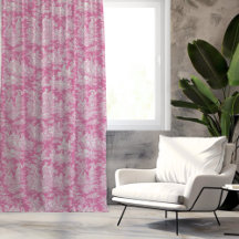 Chique Vintage Heet Roze Toile De Jouy Design