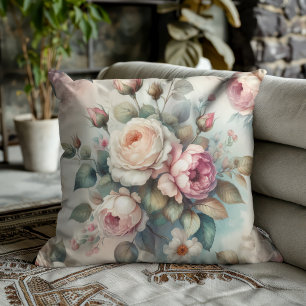 Chique Vintage Roos Kussen