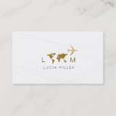 Chique visitekaartje voor een reisagent (Voorkant)