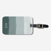 Chique waterverf limoengrijze sparren ombre met mo