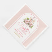 Chique waterverf servetten bruidsfeest bruidsboeke (Hoek)