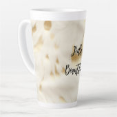 Chique Western Goud Wit Cream Koeienhuid Latte Mok (Linkerhoek)